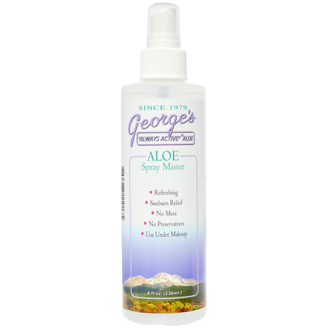 George's Aloe Vera, Спрей с алоэ, 8 жидких унций (236 мл)
