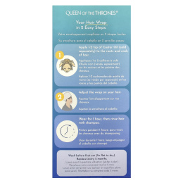 Queen of the Thrones, Обертывание с касторовым маслом, для волос, 1 шт.