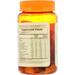 Sundown Naturals Kids, Мультивитаминные жевательные таблетки, "Холодное сердце", клубника, арбуз и малина, 60 таблеток