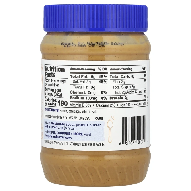 Peanut Butter & Co., Smooth Operator, арахисовая паста, 454 г (16 унций)