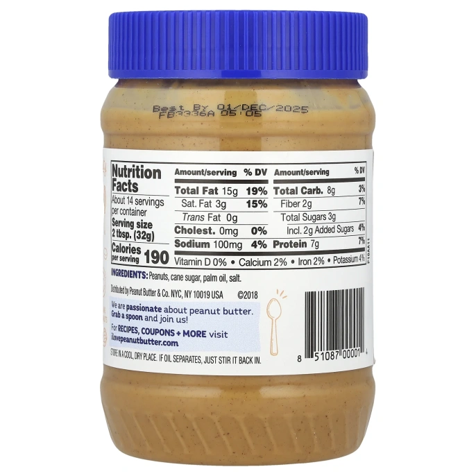 Peanut Butter & Co., Smooth Operator, арахисовая паста, 454 г (16 унций)