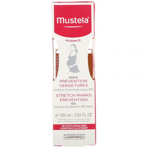 Mustela, Stretch Marks Prevention Oil, 3.54 fl oz (105 ml)
