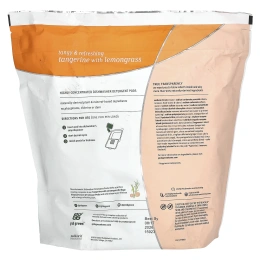 Grab Green, Капсулы со средством для автоматического мытья посуды, мандарин с лемонграссом, 2376 г (5 фунтов 4 унции)