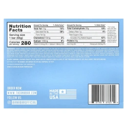 The Anabar, The Protein-Packed Candy Bar®, печенье с кремом из белого шоколада, 12 батончиков по 65 г (2,29 унции)