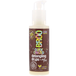 BRöö, Color Crazed Detangling Drops, для облегчения расчесывания, киноа, колада, 4 ж. унц. (118 мл)