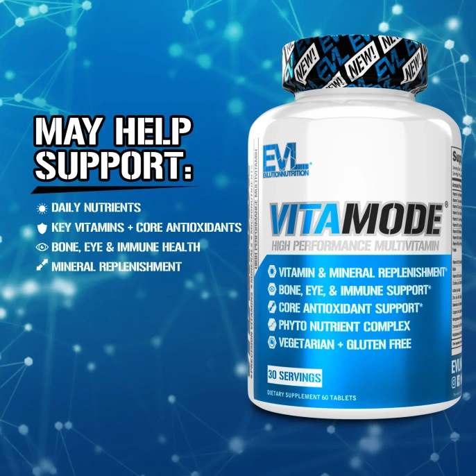 EVLution Nutrition, VitaMode®, высокоэффективные мультивитамины, 60 таблеток