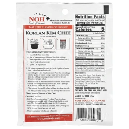 NOH Foods of Hawaii, Смесь приправ корейского Ким Чи, 1,125 унции (32 г)