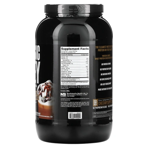 NutraBio Labs, Классический сывороточный протеин, шоколадный молочный коктейль, 2 фунта (907 г)