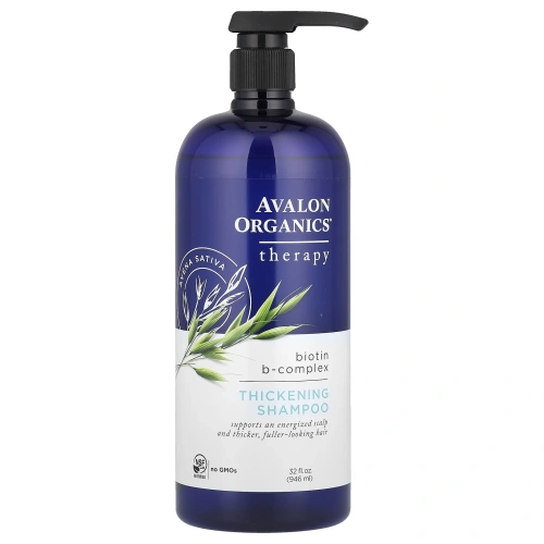 Avalon Organics, Загущающий шампунь Biotin B-Complex 32 жидких унции