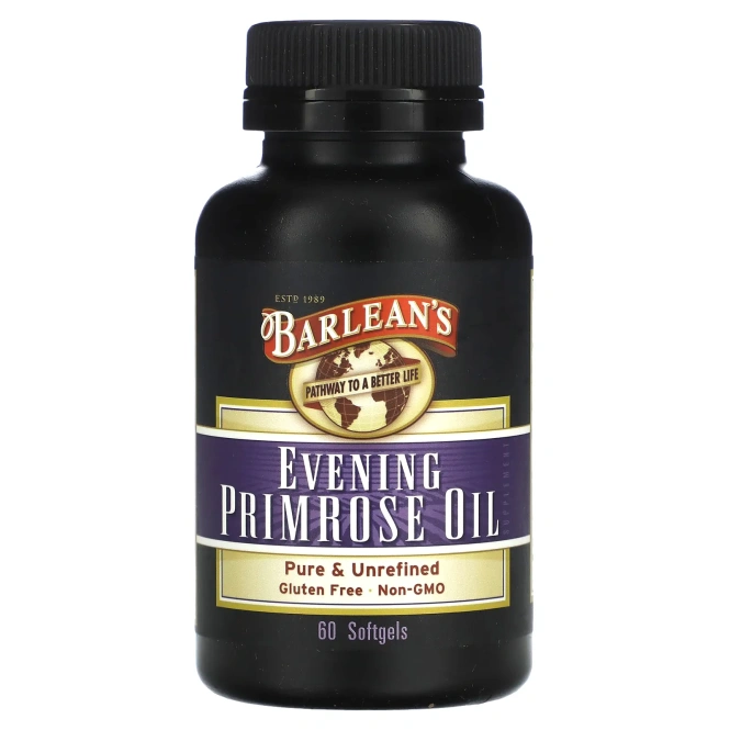 Barlean's, Масло примулы вечерней, 60 мягких таблеток
