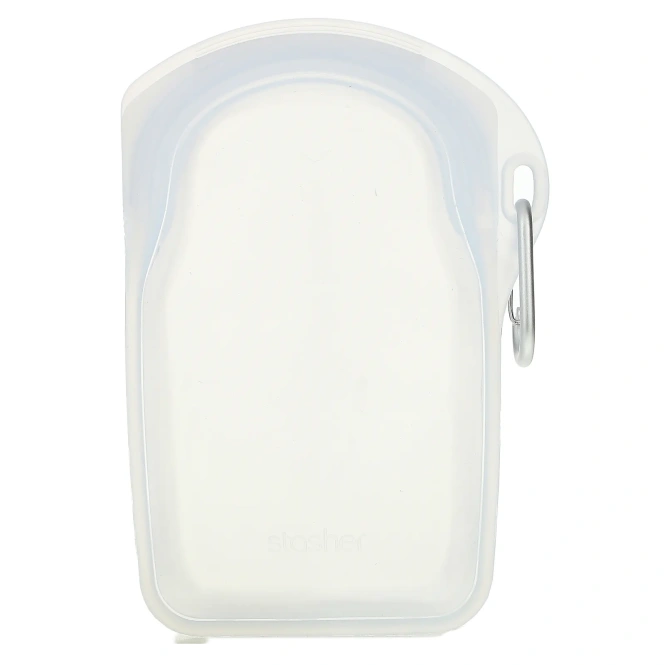 Stasher, Go Bag, контейнер, белый, 532 мл (18 жидк. унций)