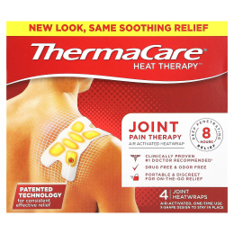 ThermaCare, Joint Pain Therapy, 4 тепловых обертывания