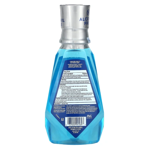 Crest, Pro Health Advanced, Multi-Protection Mouthwash, +Fluoride, Alcohol Free, 16.9 fl oz (500 ml)