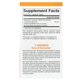 Natural Factors CurcuminRich Theracurmin Куркумин, 60 вегетарианских капсул