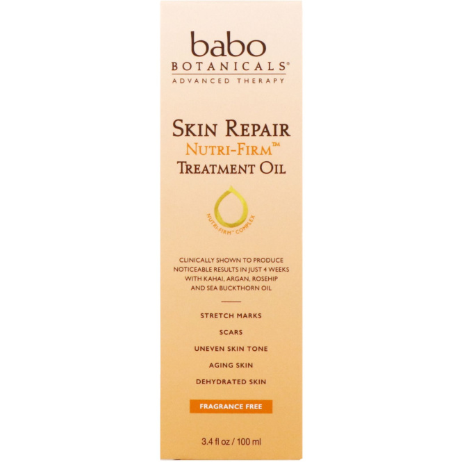 Babo Botanicals, Восстановление кожи, Nutri-Firm, масло для ухода, 100 мл