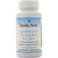 Body First, Гинкго билоба (60 мг) 120 вегетарианских капсул