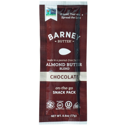 Barney Butter, Миндалевое масло, закуска для употребления на ходу, шоколад, 6 пакетиков, 0,6 унц. (17 г) каждый