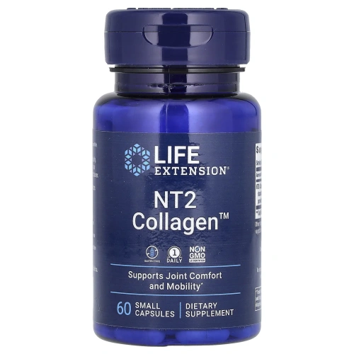 Life Extension, NT2 Коллаген, 40 мг, 60 маленьких капсул