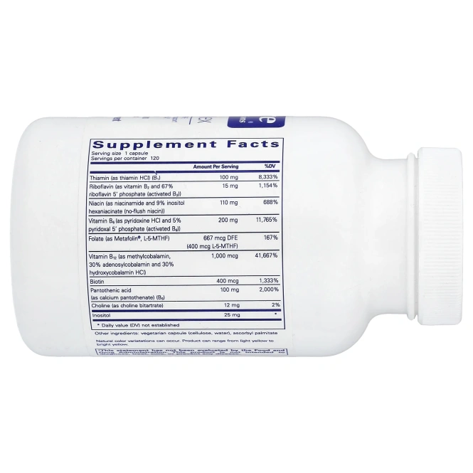 Pure Encapsulations, комплекс витаминов группы B6, 120 капсул