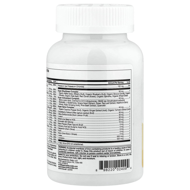 Super Nutrition, SimplyOne®, мультивитамины и суперкомплексы для женщин, 90 таблеток