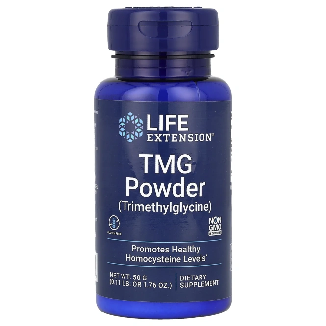 Life Extension, TMG порошок (триметилглицин), 50 г (1,76 унции)