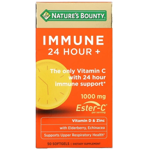 Nature's Bounty, Immune 24 Hour+, 1000 mg, 50 Softgels