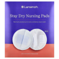 Lansinoh, кормящие прокладки Stay Dry, 200 прокладок в индивидуальной упаковке