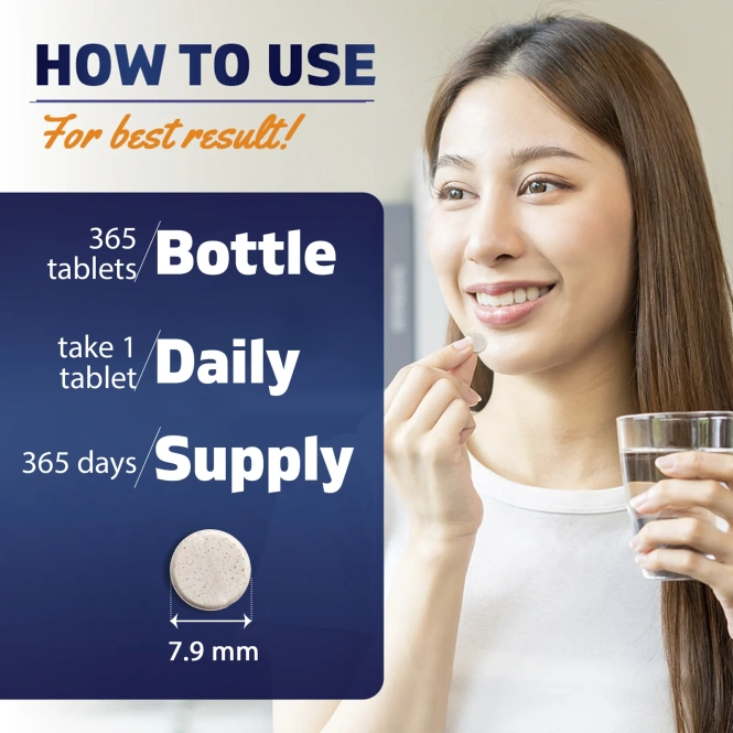 Vitamatic, хром, 1000 мкг, 365 таблеток