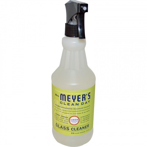 Mrs. Meyers Clean Day, Стеклоочиститель, запах лимона и вербены, 24 жидк. унц. (708 мл)