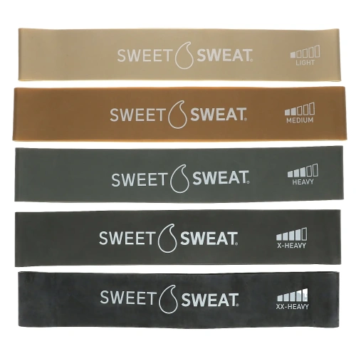 Sports Research, Sweet Sweat, мини-эспандеры, 5 штук