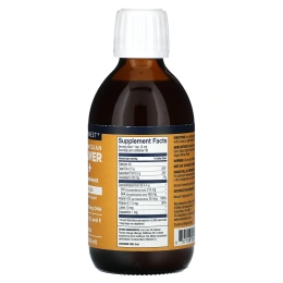 Wiley's Finest, Жир печени дикой норвежской трески +, апельсиновый сок, 250 мл (8,45 жидк. унц.)