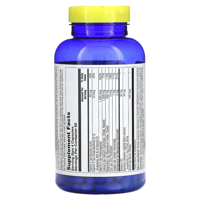 Nature's Life, Укрепляющая костная формула 250 капсул