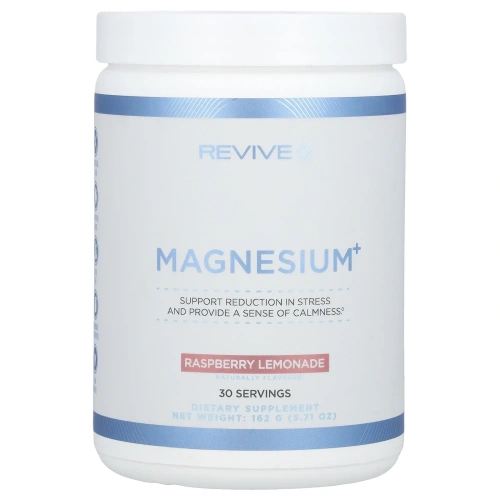 Revive, Magnesium+, малиновый лимонад, 162 г (5,71 унции)