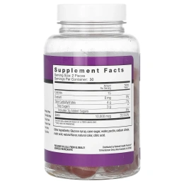 Rejuvicare, Биотиновые жевательные таблетки, клубничный вкус, 10 000 мкг, 60 жевательных таблеток