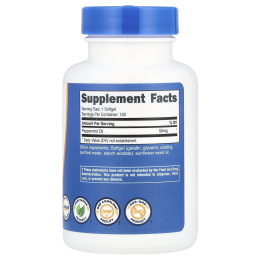 Nutricost, Масло перечной мяты, 50 мг, 120 капсул