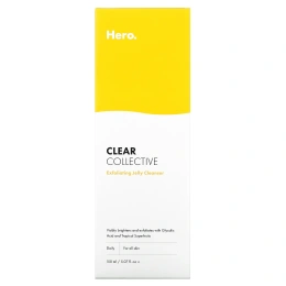 Hero Cosmetics, Clear Collective, отшелушивающее очищающее желе, 150 мл (5,07 жидк. унции)