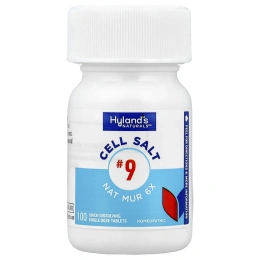 Hyland's Naturals, Cell Salt # 9, Nat. Mur 6X, 100 быстрорастворимых отдельных таблеток