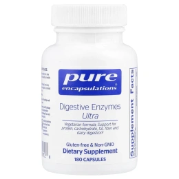 Pure Encapsulations, Пищеварительные ферменты ультра, 180 капсул
