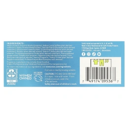 Earth Friendly Products, ECOS®, моющее средство для стирки на растительной основе, магнолия и лилия, 50 шт., 175 г (6,17 унции)