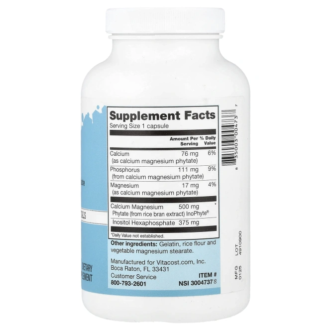 Vitacost, IP-6, 240 капсул