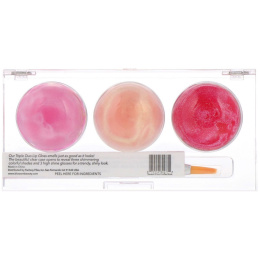 Blossom, Блеск для губ Triple Duo, коллекция «Сладкий поцелуй», 6 «цветочных горшочков», 2,8 г в каждом