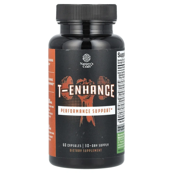 Nature's Craft, T-Enhance, 60 капсул
