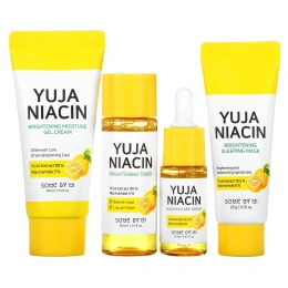 SOME BY MI, Yuja Niacin, стартовый набор для осветления кожи за 30 дней, набор из 4 продуктов