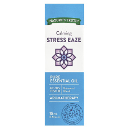 Nature's Truth, Чистое эфирное масло, снимающее стресс, 15 мл (0,51 жидк. унц.)
