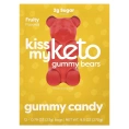 Kiss My Keto, кетогенные жевательные мишки, с фруктовым вкусом, 12 пакетиков по 23 г (0,79 унции)
