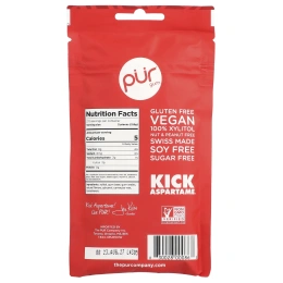 The PUR Company, Жевательная резинка, корица, 55 шт., 77 г (2,72 унции)