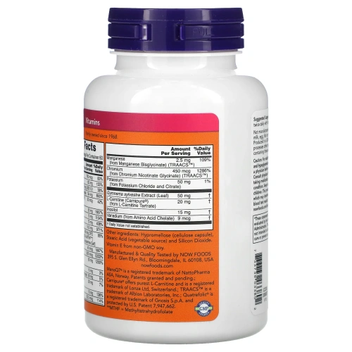 Now Foods, Истинный баланс, мультивитамин и минералы, 120 капсул
