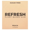 Refresh Gum, растительная жевательная резинка, со вкусом персика, 12 шт.