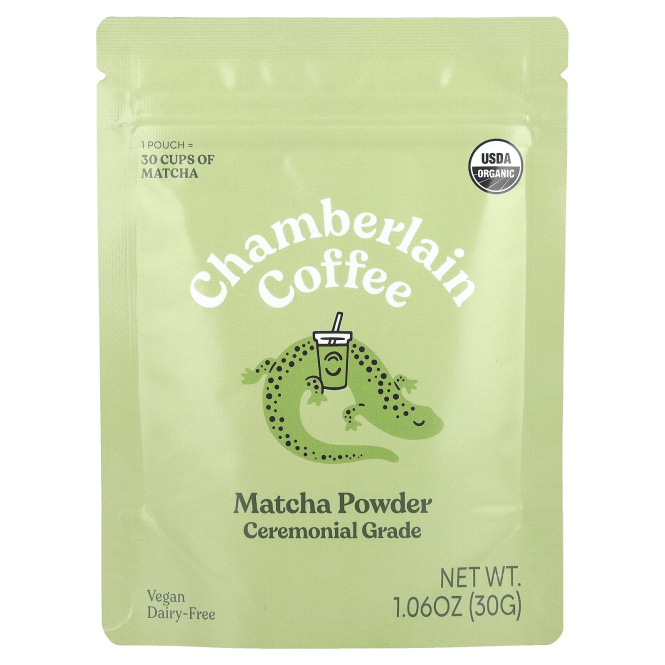 Chamberlain Coffee, Порошок матча, церемониальный, 30 г (1,06 унции)