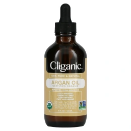 Cliganic, 100% чистое и натуральное аргановое масло, 120 мл (4 жидк. унции)
